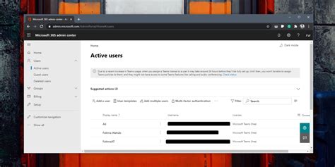 sign into microsoft admin center.
